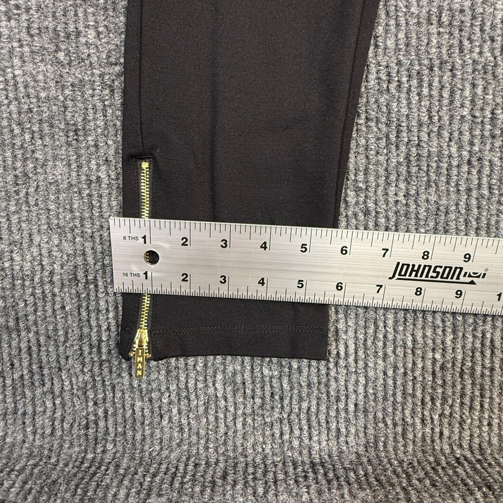 IMAN Global Chic Black Ankle Zip Womens Size 1X Long High Rise Stretch Pants - Picture 6 of 11